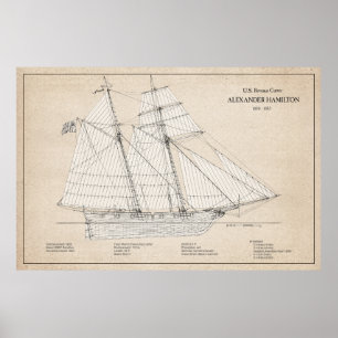 Póster USRC Alexander Hamilton - SBD