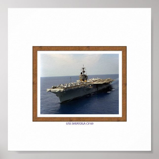 PÓSTER USS%20SARATOGA%20%20%20CV%2060 (Frente)