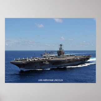 Póster USS Abraham Lincoln
