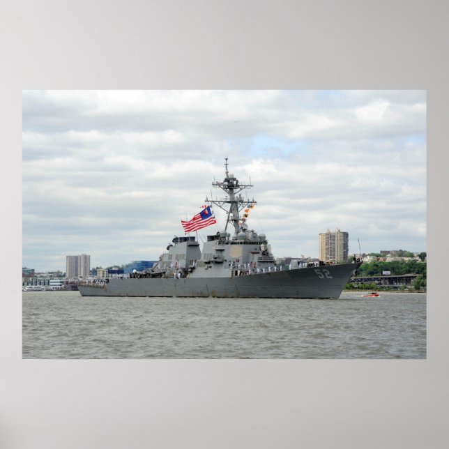 Póster USS Barry (DDG 52) (Frente)