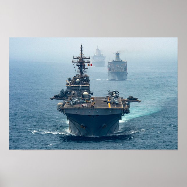 Póster USS Boxer (LHD-4) (Frente)