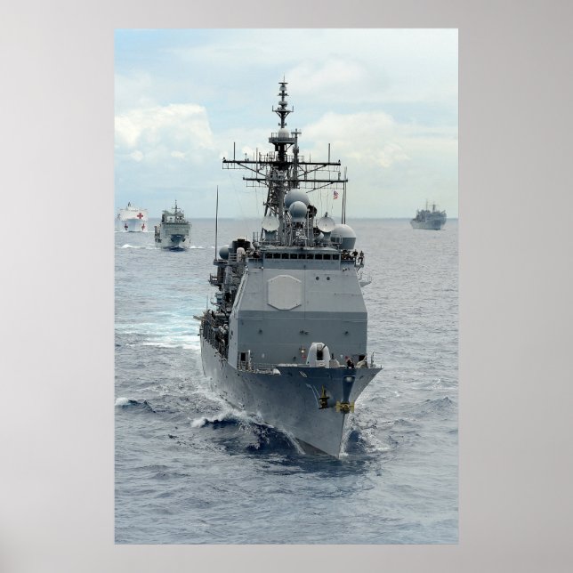 Póster USS Cape St. George (CG 71) (Frente)