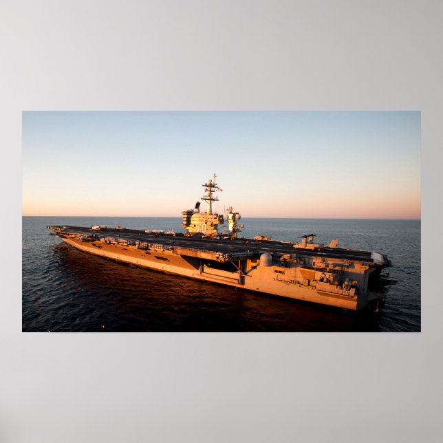 Póster USS Carl Visnon (CVN 70) (Frente)