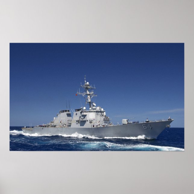 Póster USS Carney (DDG 64) (Frente)