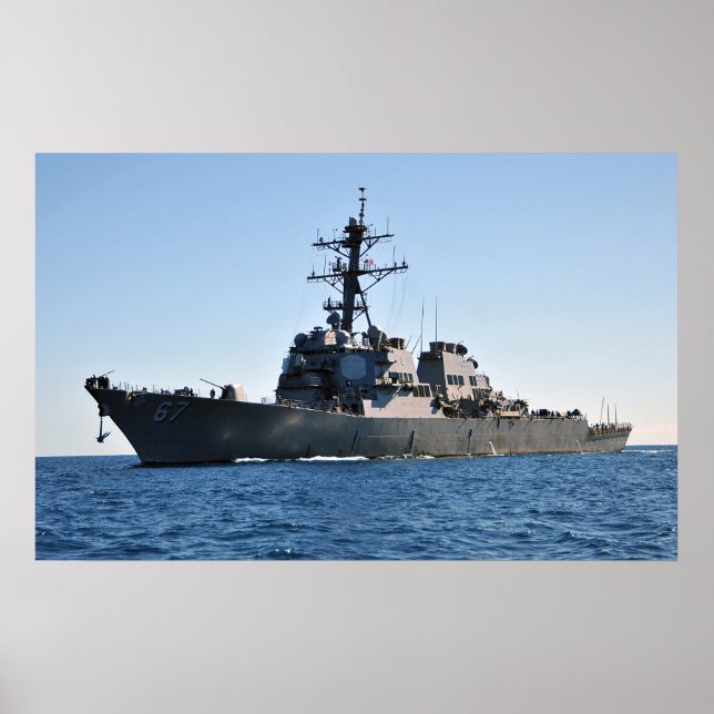Póster USS Cole (DDG 67) (Frente)