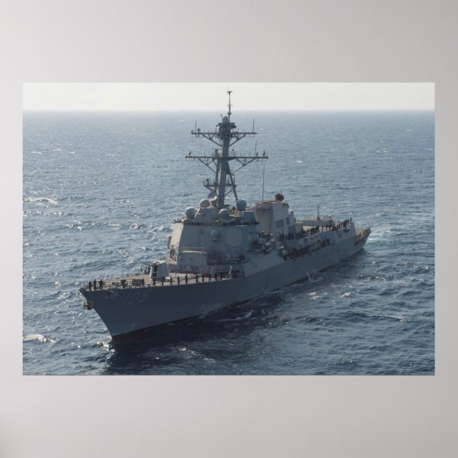 Póster USS Dewey (DDG 105) (Frente)