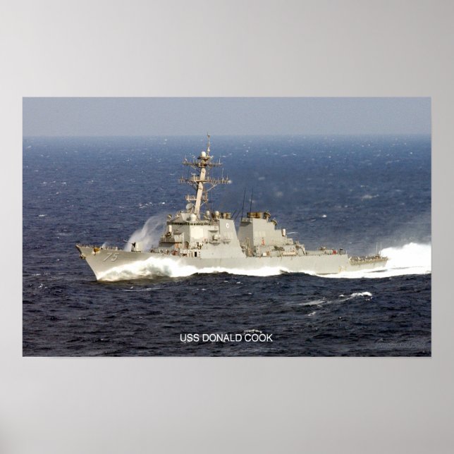 Póster USS Donald Cook (Frente)
