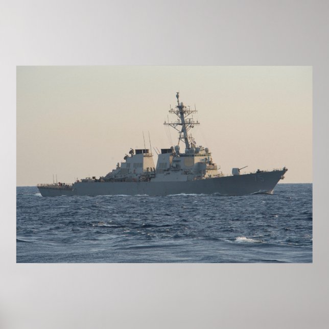 Póster USS Donald Cook (DDG 75) (Frente)