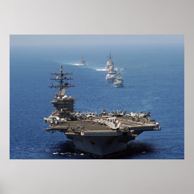 Póster USS Dwight D. Eisenhower (Frente)