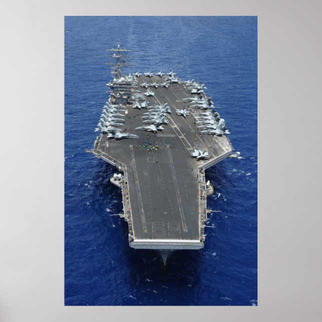 Póster USS Dwight D. Eisenhower (CVN 69) (Frente)