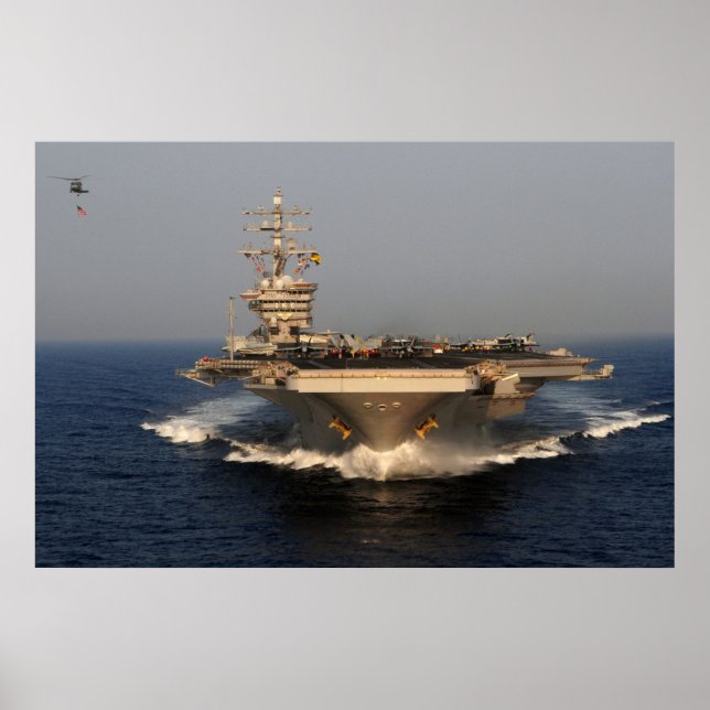Póster USS Dwight D. Eisenhower (CVN 69) (Frente)