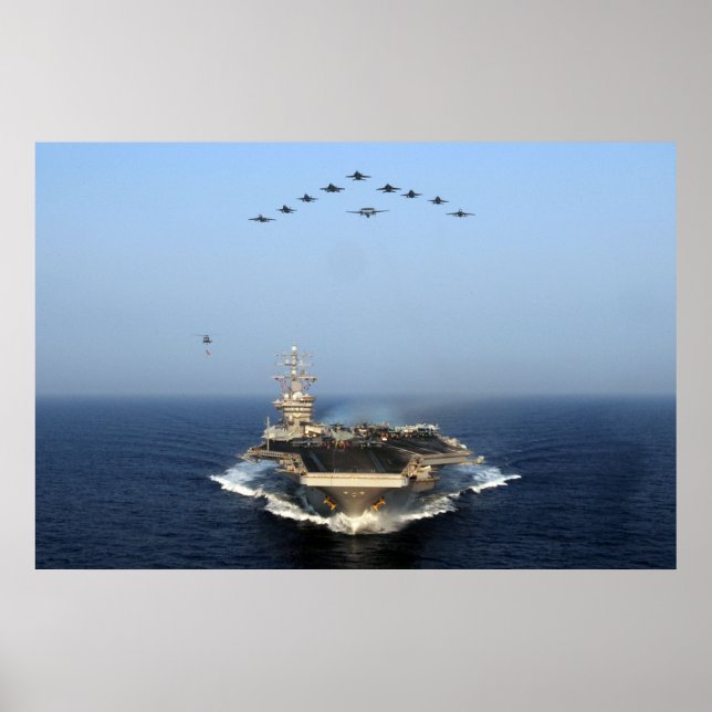 Póster USS Dwight D. Eisenhower (CVN 69) (Frente)
