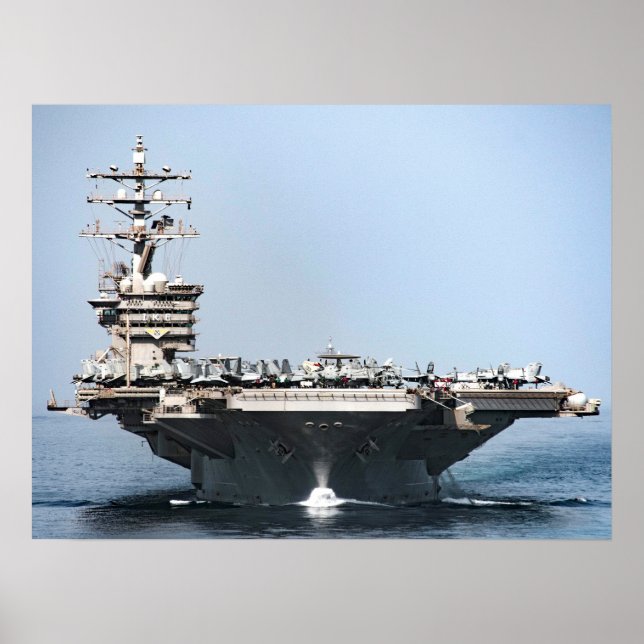 Póster USS Dwight D. Eisenhower (CVN 69) (Frente)