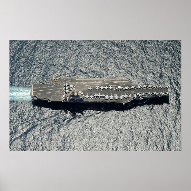 Póster USS Dwight D. Eisenhower (CVN 69) (Frente)