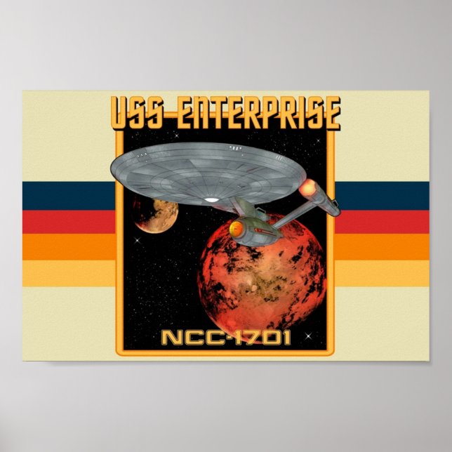 Póster USS Enterprise NCC1701 (Frente)