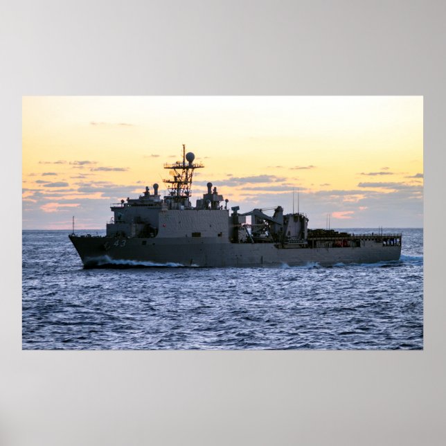 Póster USS Fort McHenry (LSD 43) (Frente)