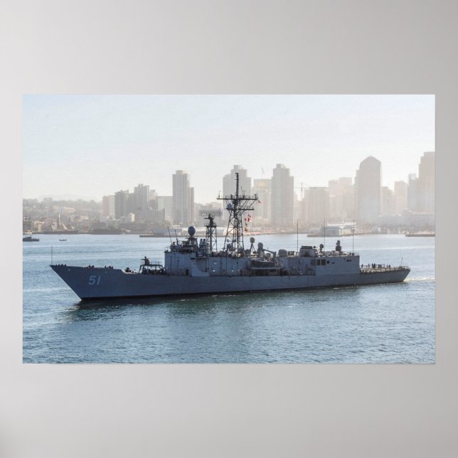 Póster USS Gary (FFG 51) (Frente)
