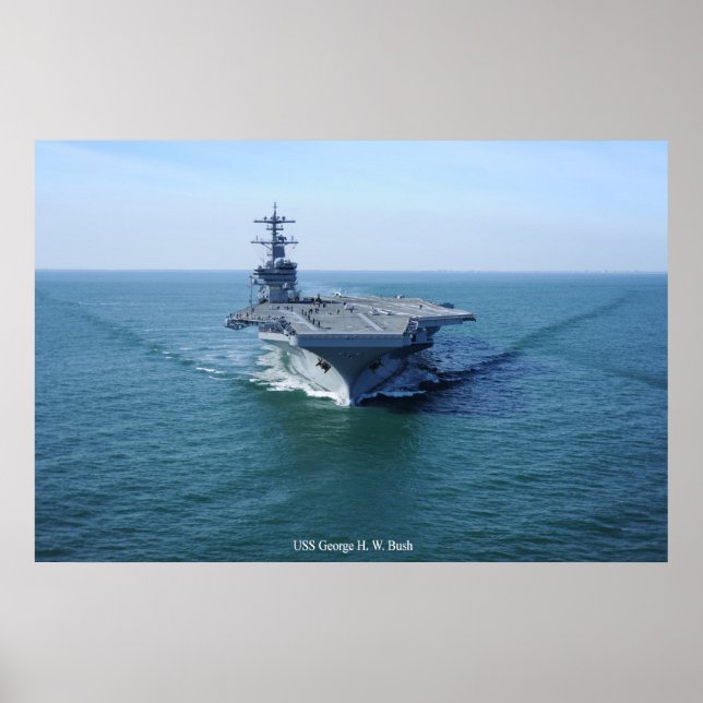 Póster USS George H. W. bush (Frente)