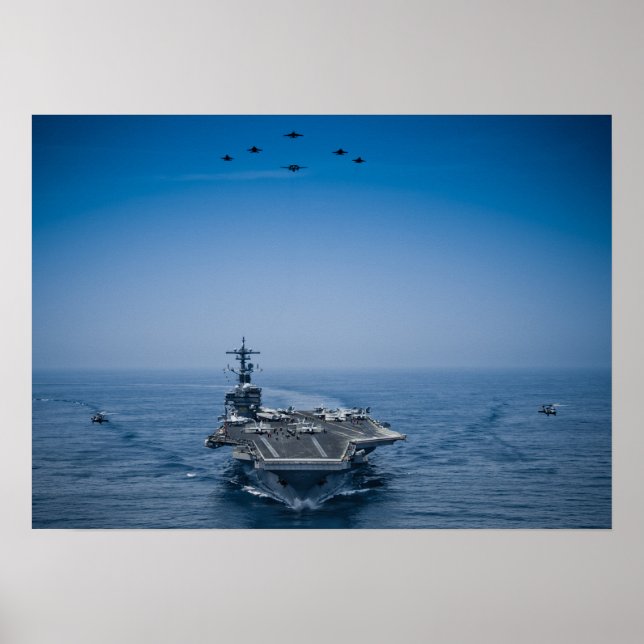 Póster USS George H.W. Bush (CVN 77) (Frente)