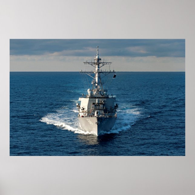 Póster USS González (DDG 66) (Frente)