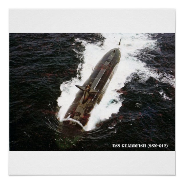 PÓSTER USS GUARDFISH (Anverso)