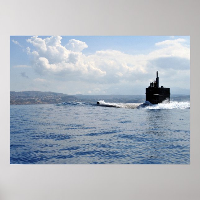 Póster USS Helena (SSN 725) (Frente)