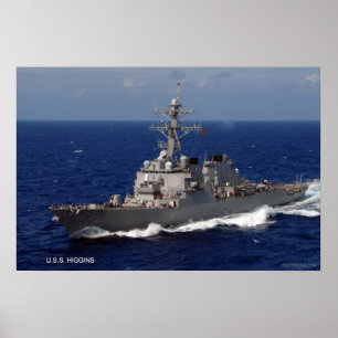 Póster USS Higgins (DDG 76)
