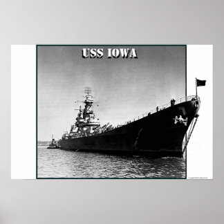 Póster USS Iowa