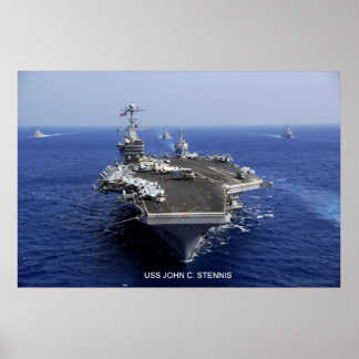 Póster USS John C. Stenis