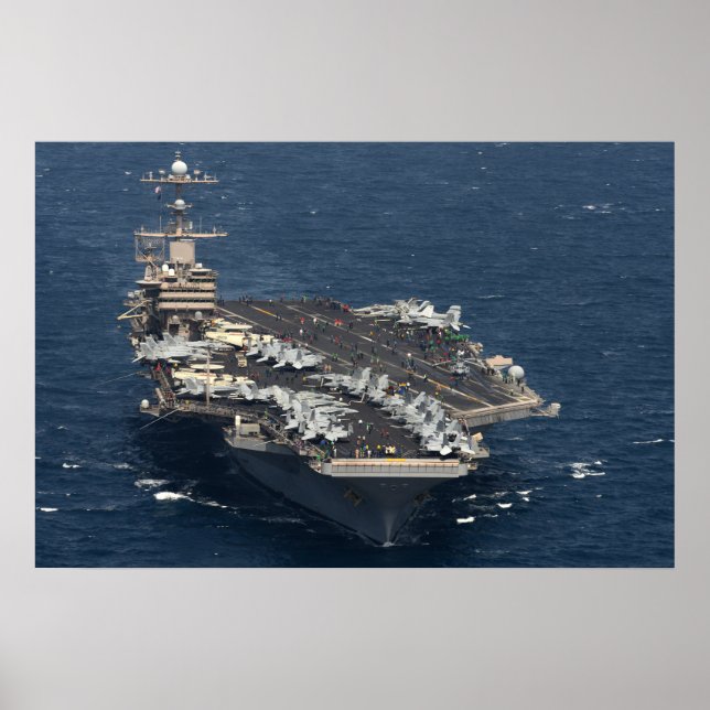 Póster USS John C. Stenis (CVN 74) (Frente)
