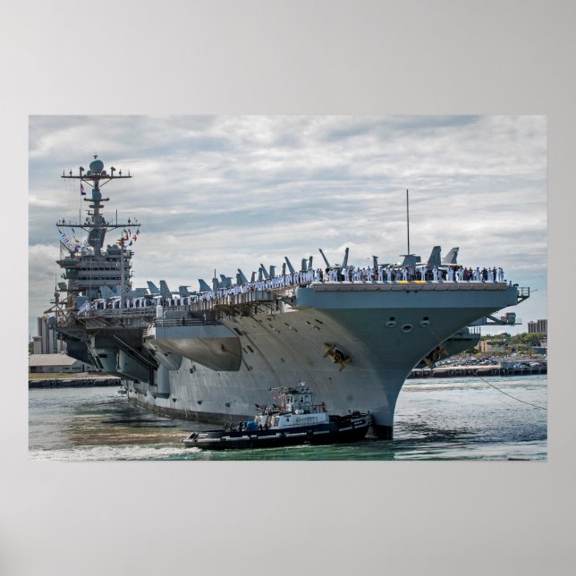 Póster USS John C. Stenis (CVN 74) (Frente)