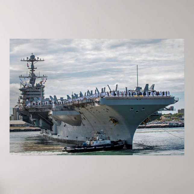 Póster USS John C. Stenis (CVN 74) (Frente)