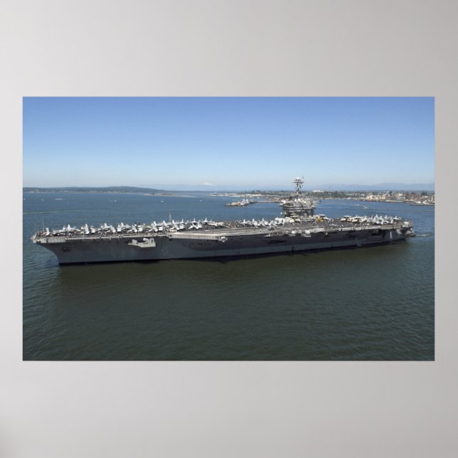 Póster USS John C. Stenis (CVN 74) (Frente)