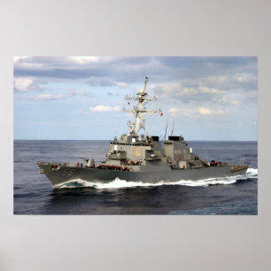 Póster USS John S. McCain (DDG 56)