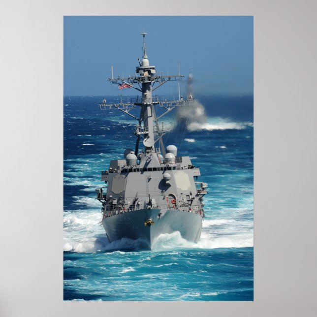 Póster USS Kidd (DDG 100) (Frente)
