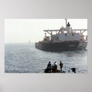 Póster USS Kidd (DDG-993) y U.S. Bridgeton, Earnest Will
