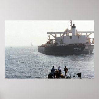 Póster USS Kidd (DDG-993) y U.S. Bridgeton, Earnest Will