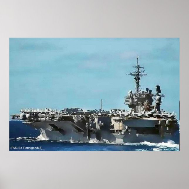 PÓSTER USS KITTYHAWK (Frente)