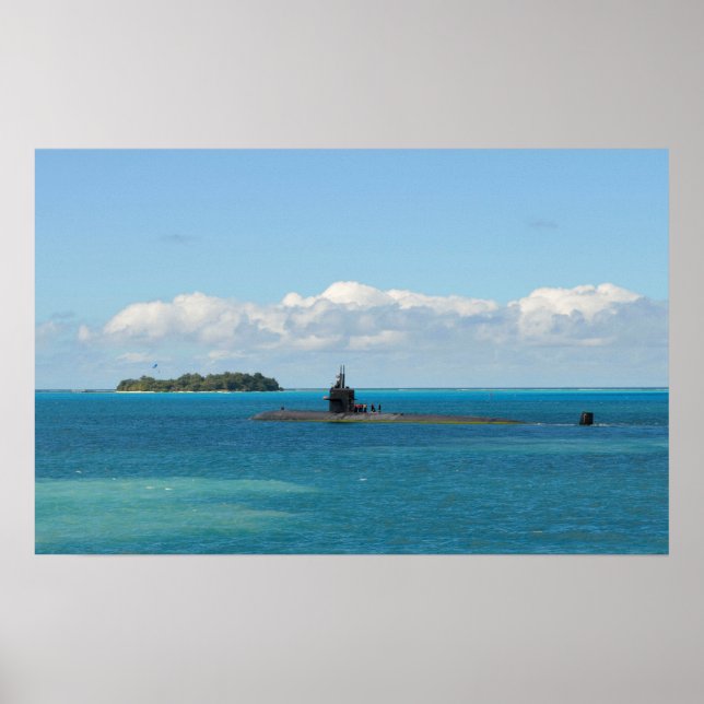 Póster USS La Jolla (SSN 701) (Frente)