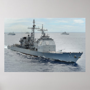 Póster USS Lake Champlain (CG 57)