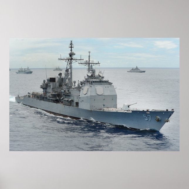 Póster USS Lake Champlain (CG 57) (Frente)