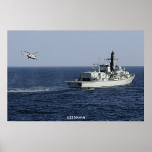 Póster USS Mahan