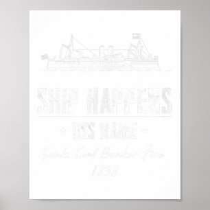 Póster Uss Maine recuerda La Cuba Española Estadounidense