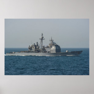 Póster USS Mar Filipino (CG 58)