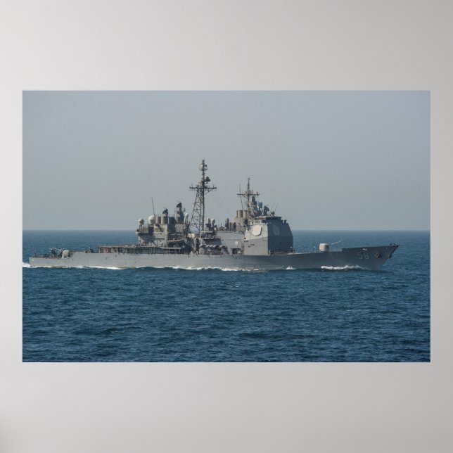 Póster USS Mar Filipino (CG 58) (Frente)