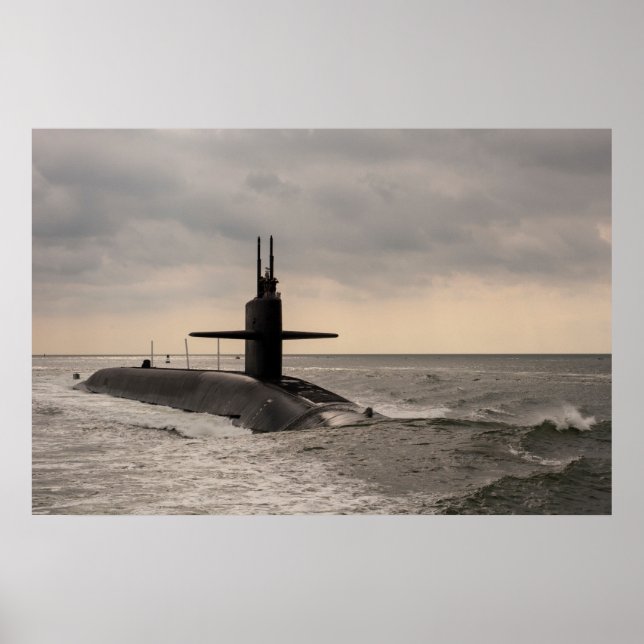 Póster USS Maryland (SSBN 738) (Frente)