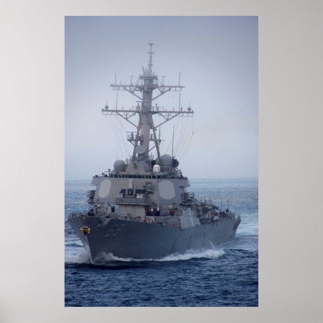 Póster USS Milius (DDG 69) (Frente)