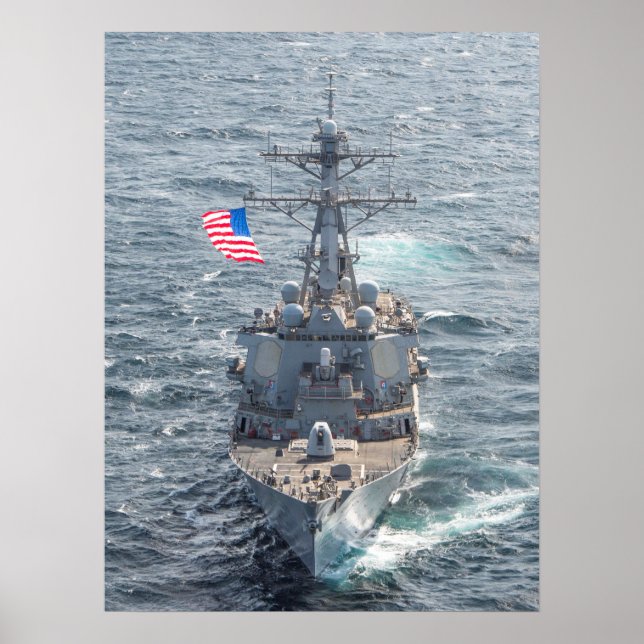 Póster USS Mitscher (DDG 57) (Frente)