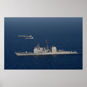 Póster USS Mobile Bay (CG 53)