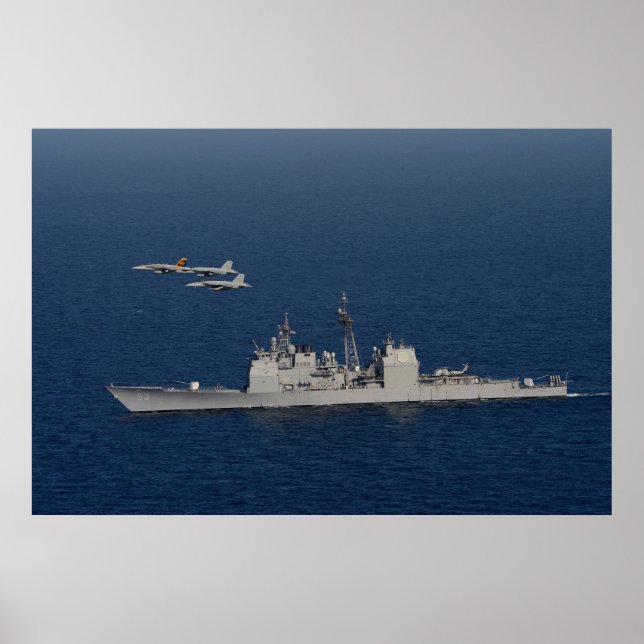 Póster USS Mobile Bay (CG 53) (Frente)